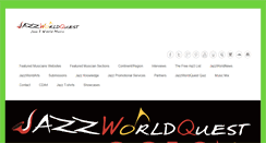 Desktop Screenshot of jazzworldquest.com