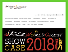 Tablet Screenshot of jazzworldquest.com